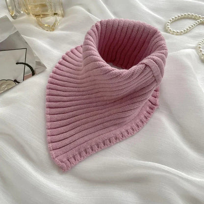 Soft Cable Knit Scarf Neck Warmer