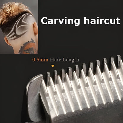 Premium Men's Cordless Gold Hair Trimmers Set