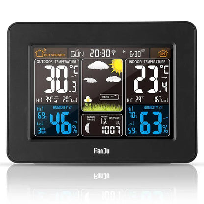 Wireless Home Weather Forecast Station Indoor Outdoor Monitor - Hehif
