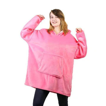 Cozy Fleece Lined Sweater Blanket