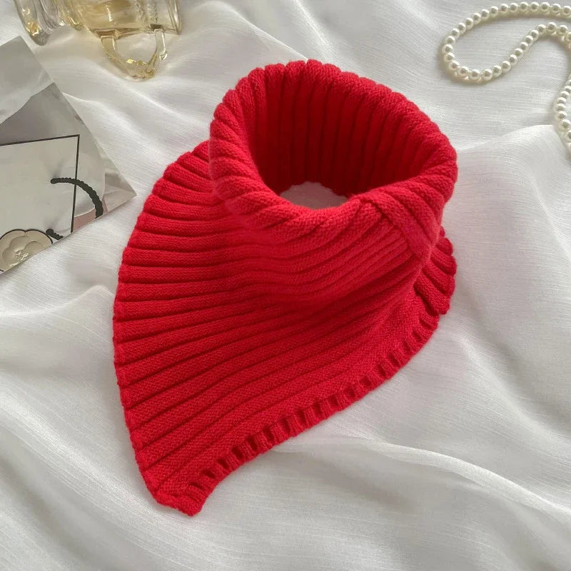 Soft Cable Knit Scarf Neck Warmer