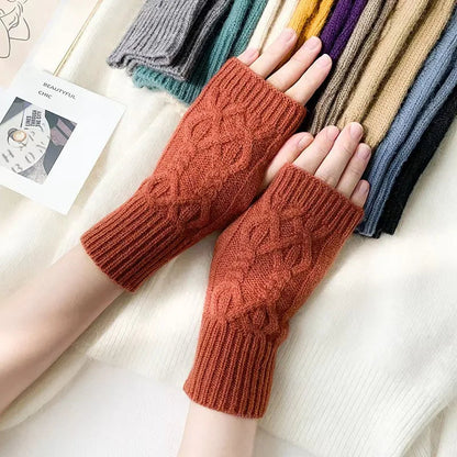 Warm Cozy Fingerless Winter Gloves
