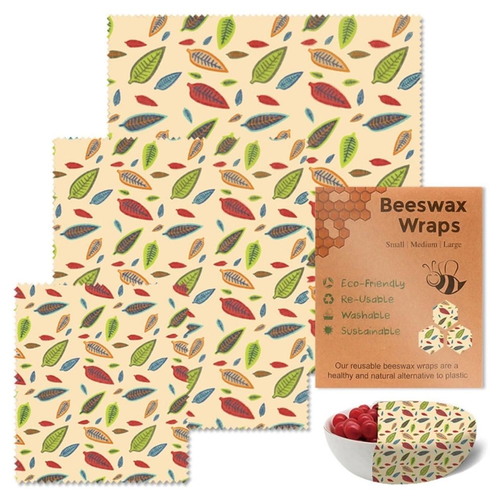 Eco Friendly Reusable Food Wraps 3 Pack