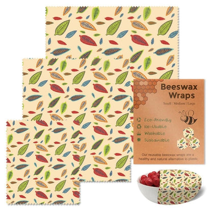 Eco Friendly Reusable Food Wraps 3 Pack