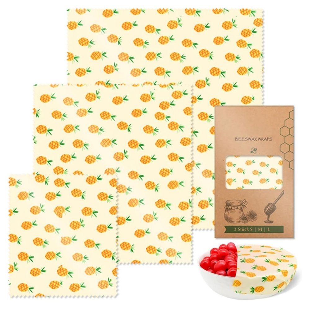 Eco Friendly Reusable Food Wraps 3 Pack