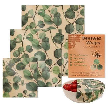 Eco Friendly Reusable Food Wraps 3 Pack