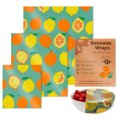 Eco Friendly Reusable Food Wraps 3 Pack