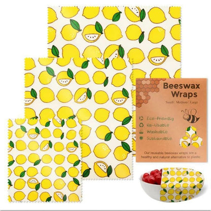 Eco Friendly Reusable Food Wraps 3 Pack - Hehif