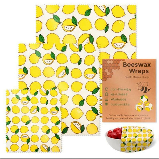 Eco Friendly Reusable Food Wraps 3 Pack - Hehif