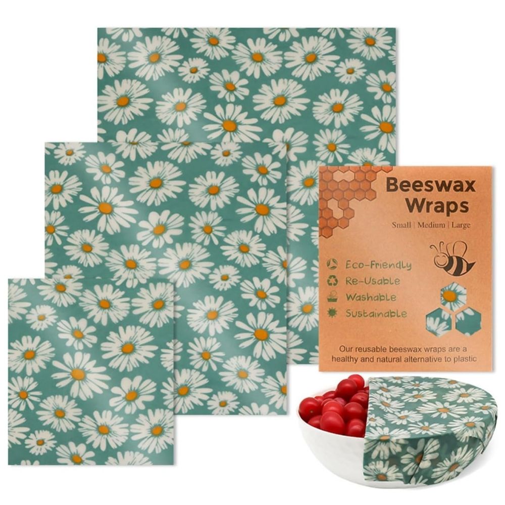Eco Friendly Reusable Food Wraps 3 Pack