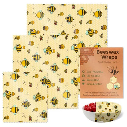 Eco Friendly Reusable Food Wraps 3 Pack
