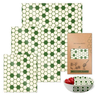 Eco Friendly Reusable Food Wraps 3 Pack