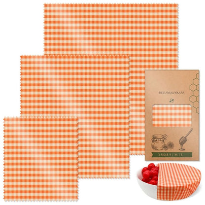 Eco Friendly Reusable Food Wraps 3 Pack