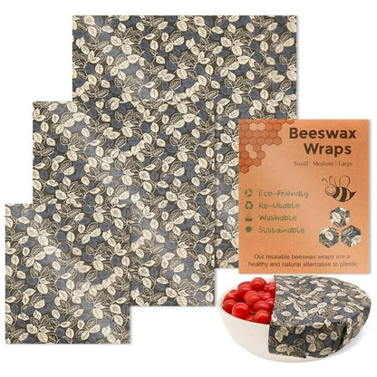 Eco Friendly Reusable Food Wraps 3 Pack