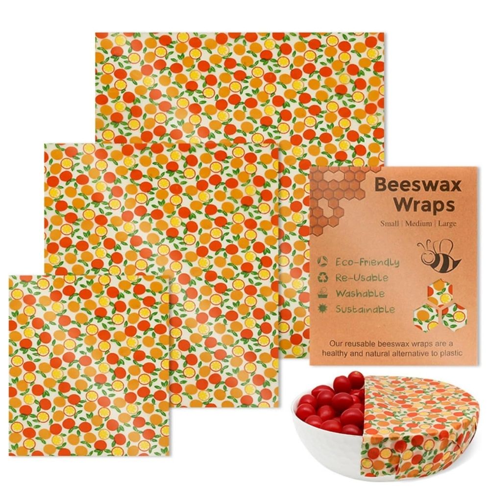 Eco Friendly Reusable Food Wraps 3 Pack