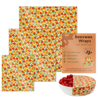 Eco Friendly Reusable Food Wraps 3 Pack