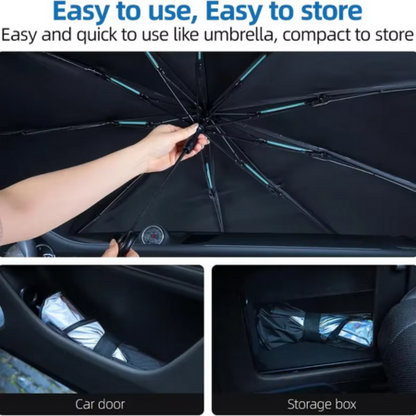 Car Sun Shade - Portable UV Blocking Window Visor