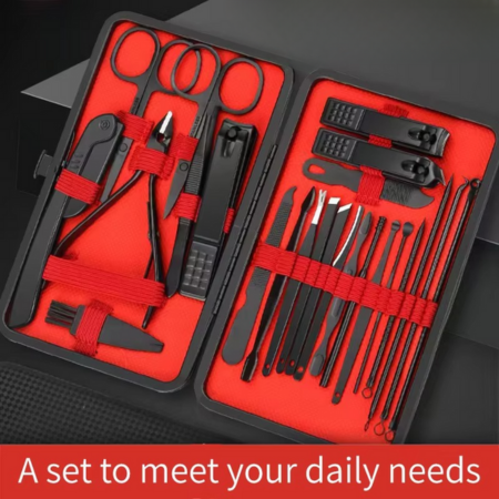 Complete Stainless Steel Nail Care Kit