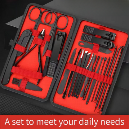 Complete Stainless Steel Nail Care Kit
