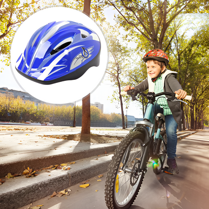 Fun Kids Bike Helmet with Cartoon Characters