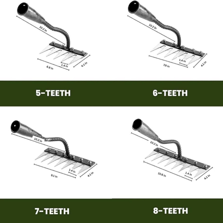 Heavy Duty Steel Garden Rake Tool
