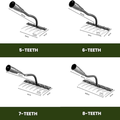 Heavy Duty Steel Garden Rake Tool