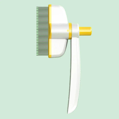 Easy Grooming Pet Brush with Gentle Rotating Pins