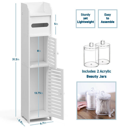 Tall Bathroom Storage Cupboard