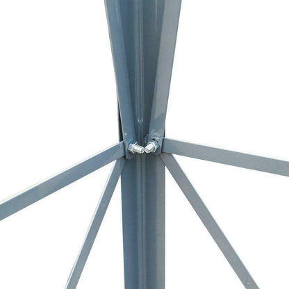 Large 8FT Outdoor Metal Windmill Garden Decor