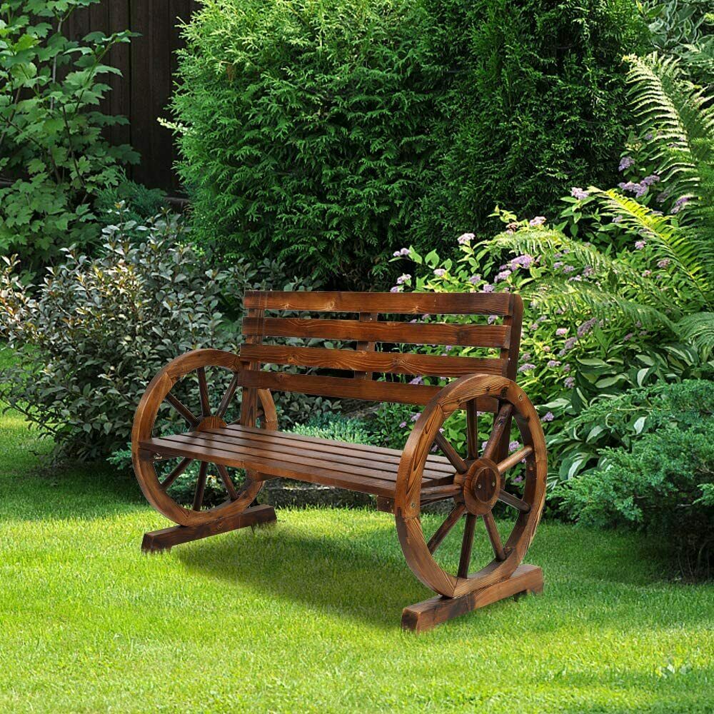 Country Style Two Seater Outdoor Bench