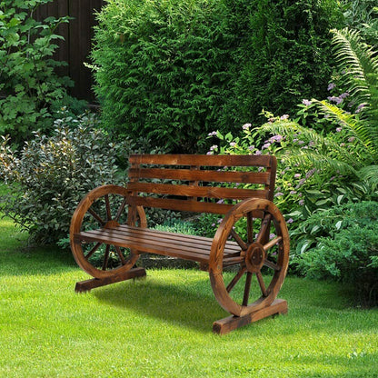 Country Style Two Seater Outdoor Bench