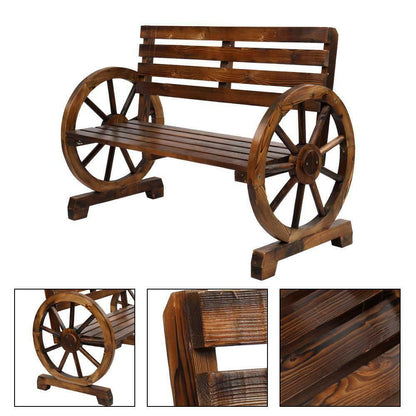 Country Style Two Seater Outdoor Bench