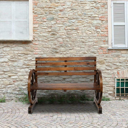 Country Style Two Seater Outdoor Bench