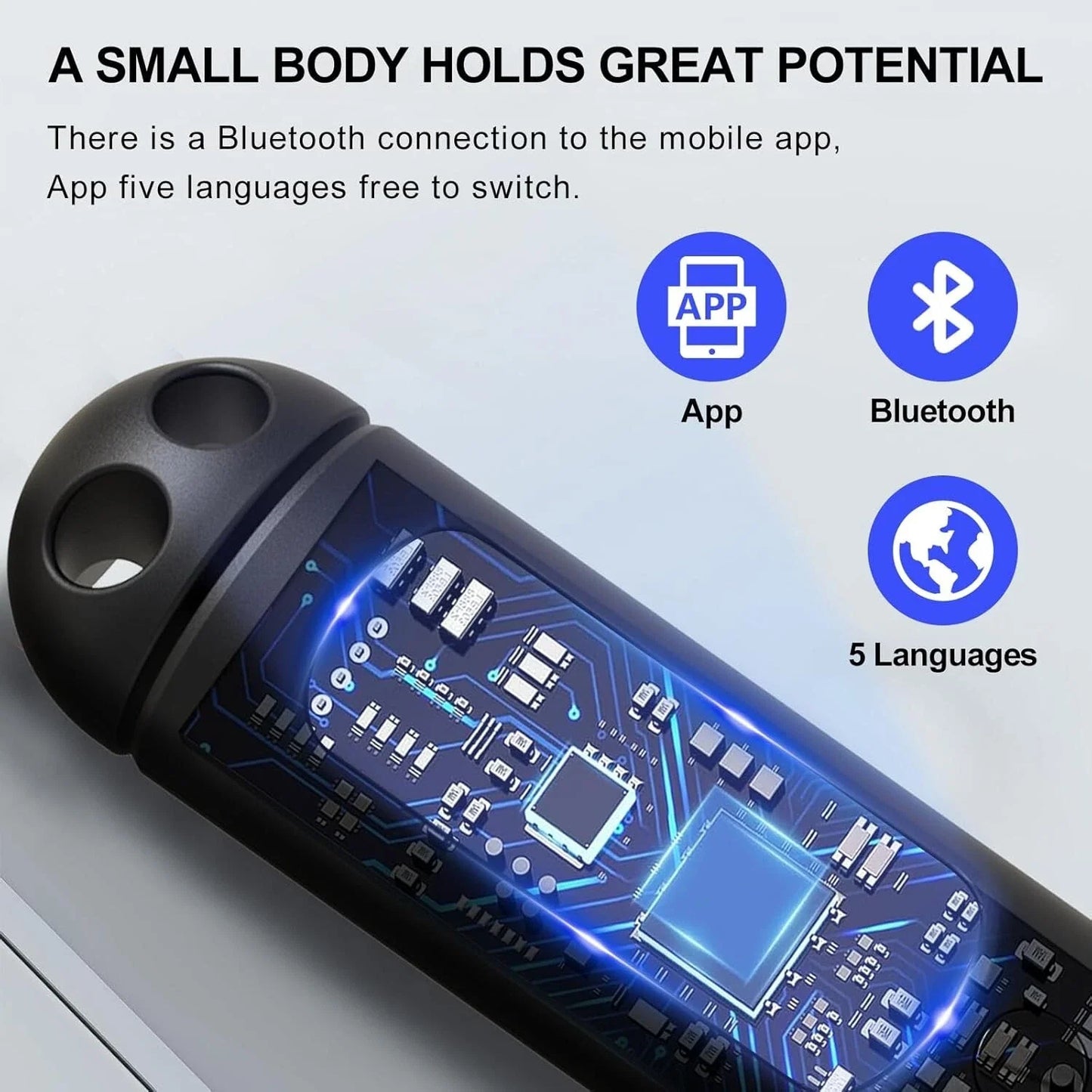 Wireless Jump Rope - Portable Fitness Tracker Rope