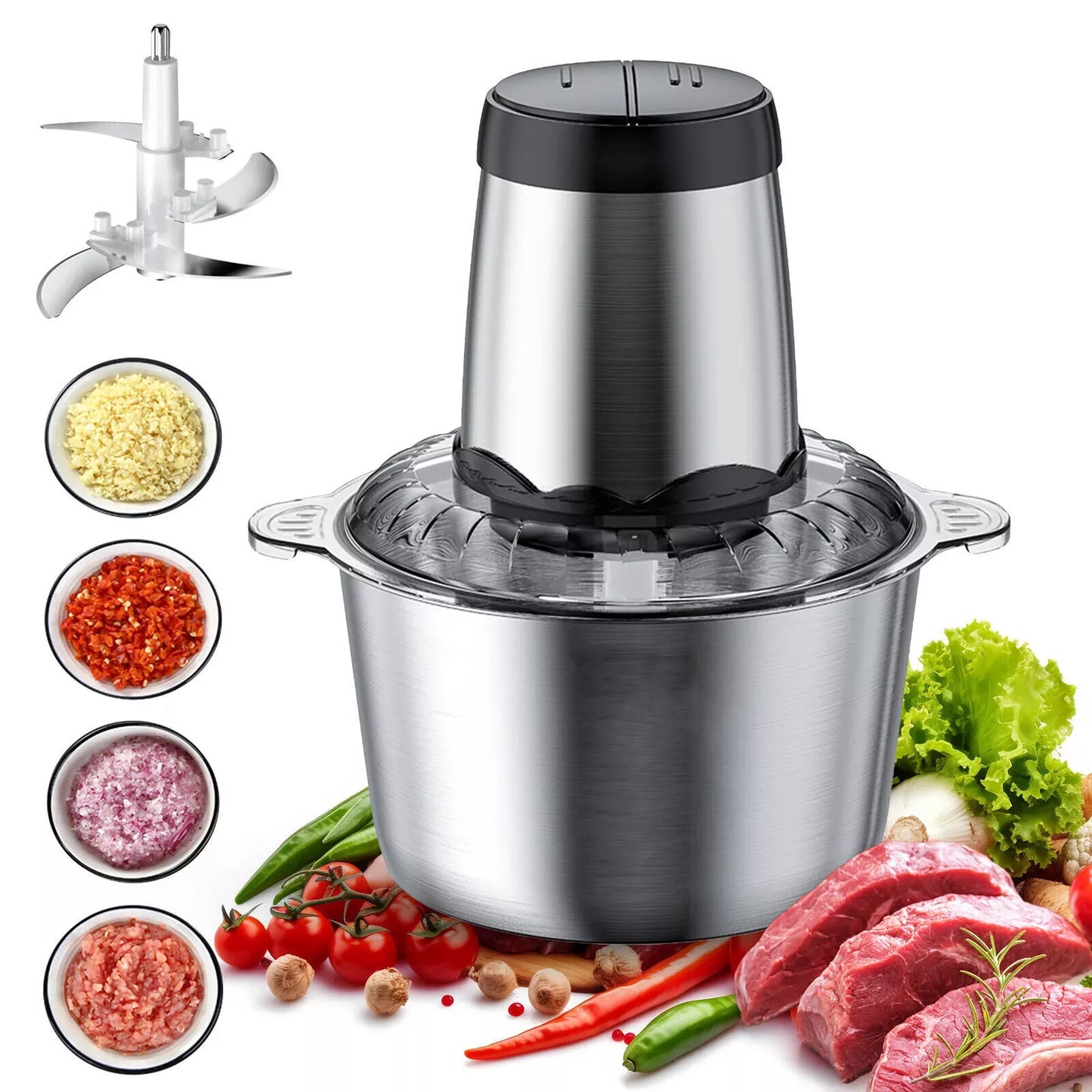 Fast 2L Electric Food Processor - Hehif
