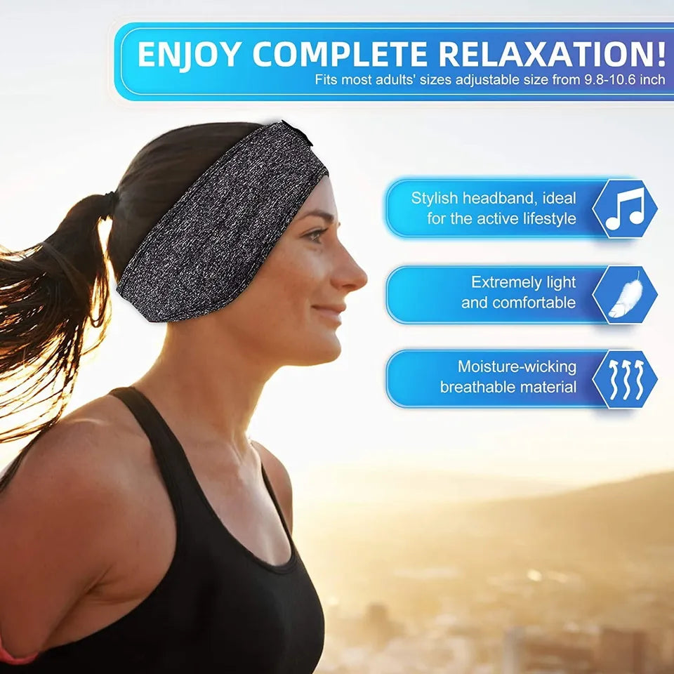 Comfortable Sleep Sports Headband Headphones