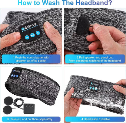 Comfortable Sleep Sports Headband Headphones