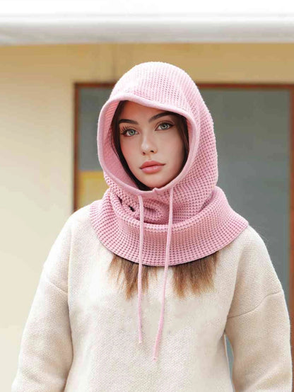 Warm Beanie and Neck Warmer Hood