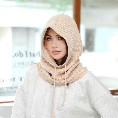 Warm Beanie and Neck Warmer Hood