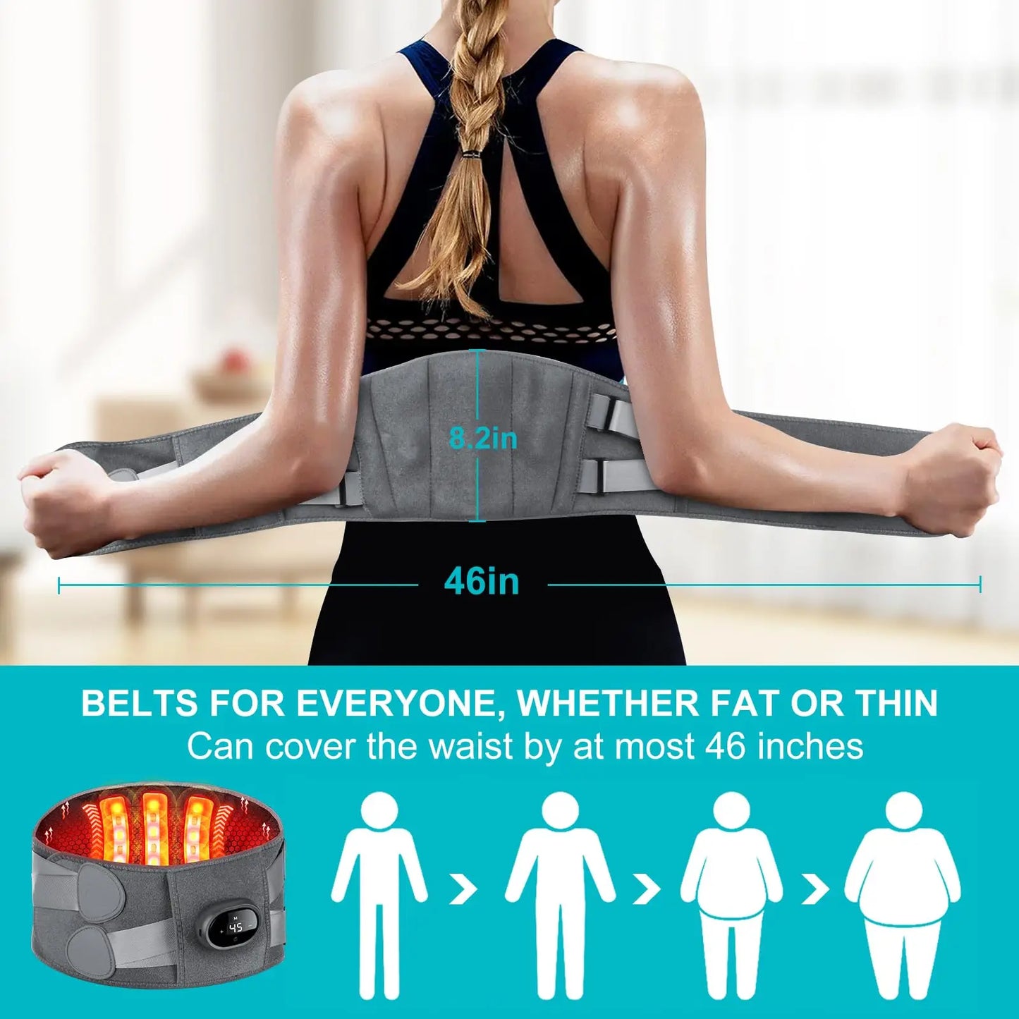 Warm Therapy Back Pain Relief Massager