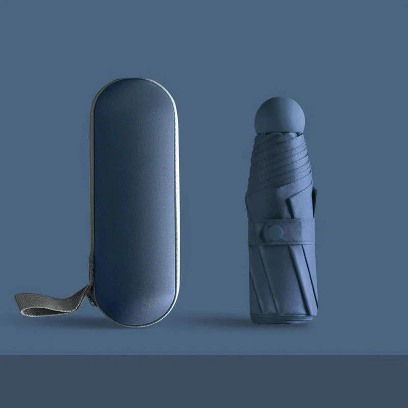 Compact Windproof Folding Umbrella Waterproof Travel Accessory