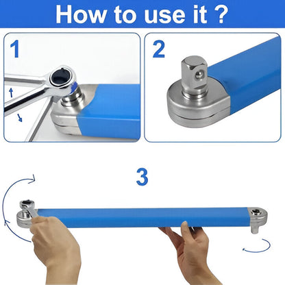 Long Reach Flex Wrench Set
