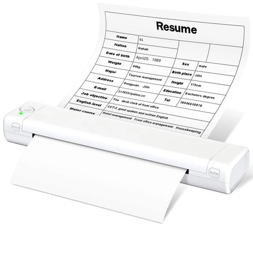 Portable Mobile Thermal Printer for Android and iOS Devices