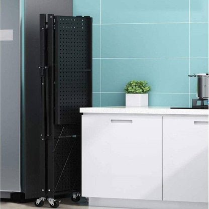 Portable Wheel Shelf Storage Rack